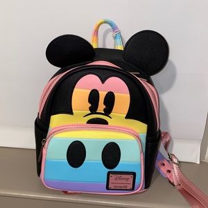 Loungefly Disney Rainbow Mickey Mouse Backpack